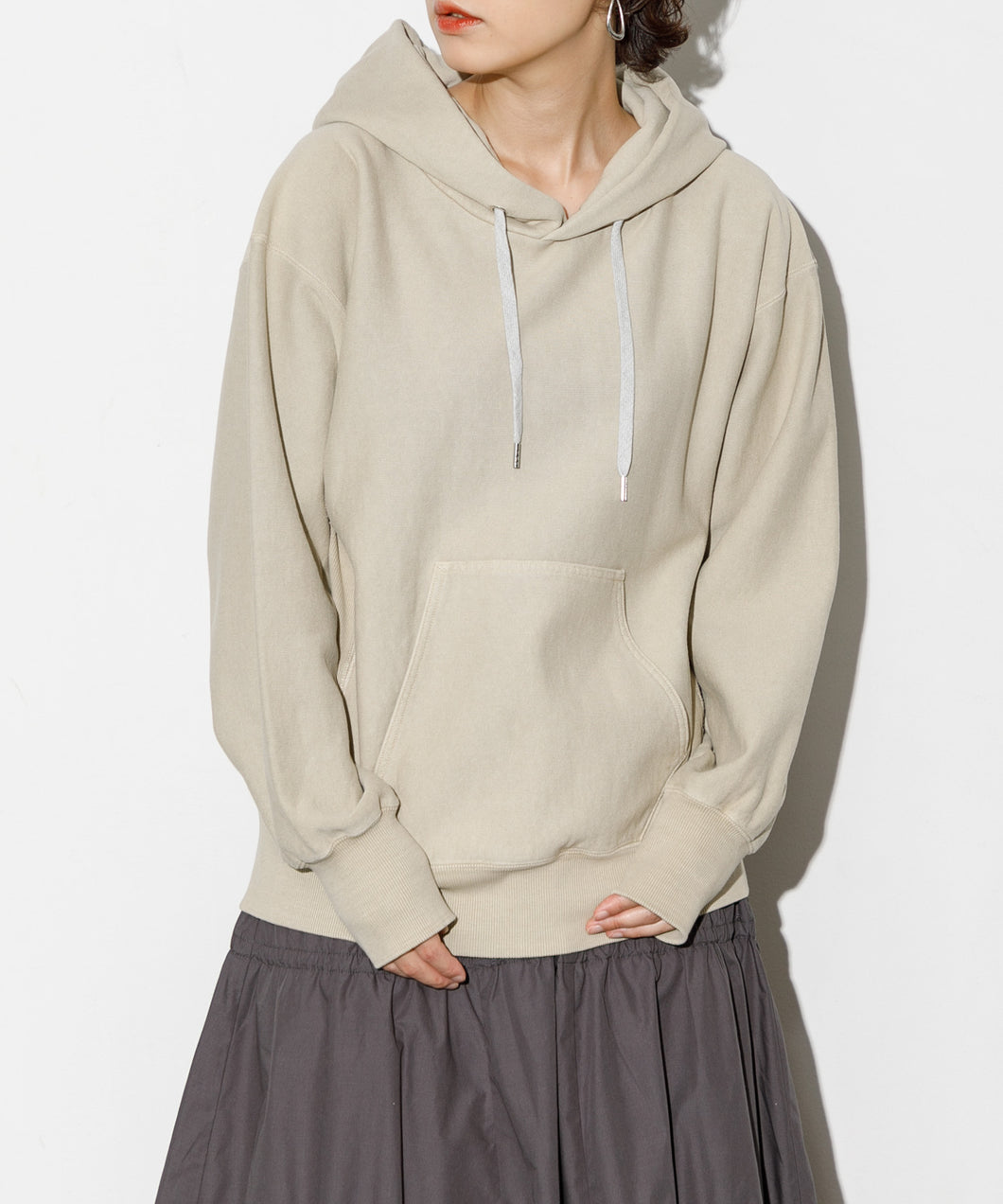 【WOMEN】ピグメントダイフーディースウェット
