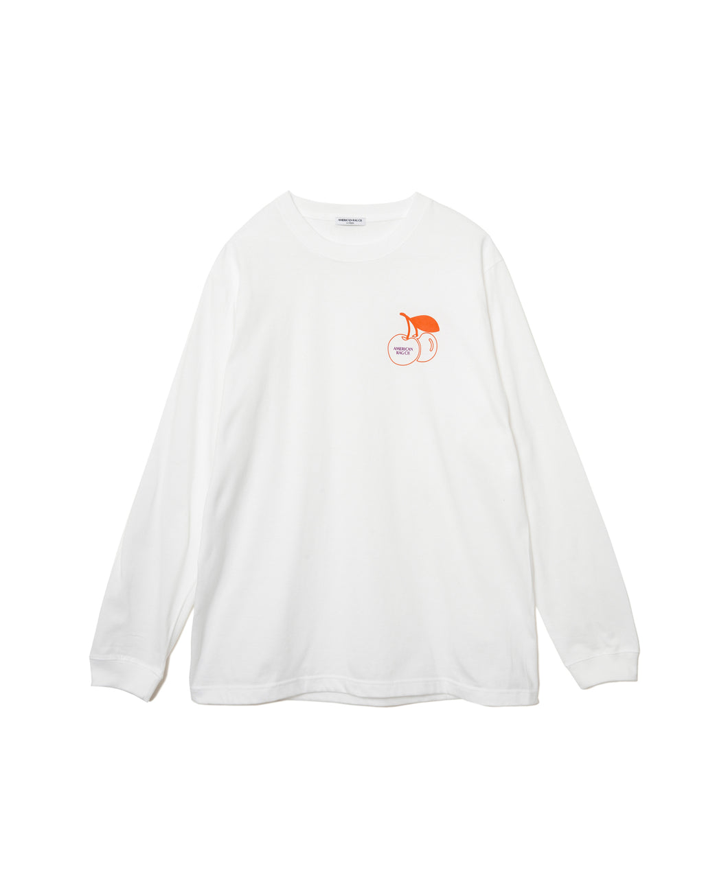 【MEN , WOMEN】不純喫茶ドープ　別注ロゴロングスリーブTシャツB オレンジロゴ