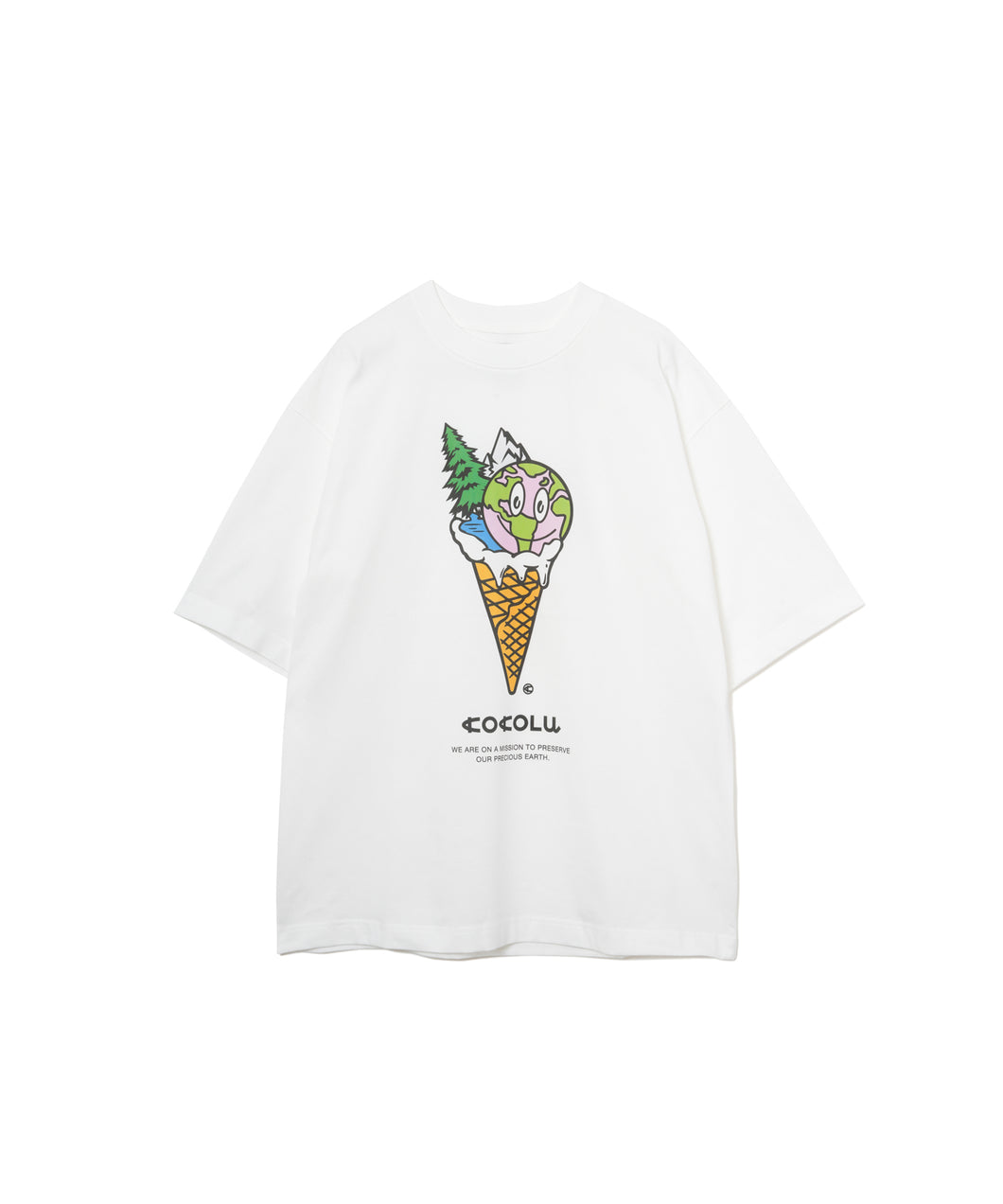 【MEN , WOMEN】KOKOLU / Graphic Tee Ice Cream