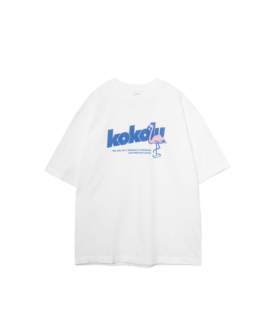 【MEN , WOMEN】KOKOLU / Graphic Tee Flamingo