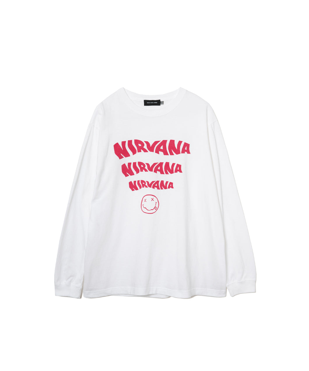 【WOMEN】GOOD ROCK SPEED / NIRVANA ロゴ ロングスリーブTee