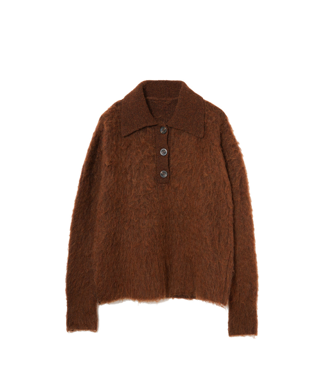 【WOMEN】高橋愛×AMERICAN RAG CIE シャギーポロニットプルオーバー